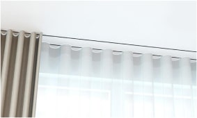 Тихая работа механики и электропривода, приводы выдержат шторы весом в 60 кг